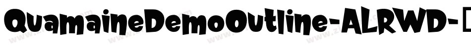 QuamaineDemoOutline-ALRWD字体转换