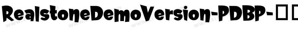 RealstoneDemoVersion-PDBP字体转换