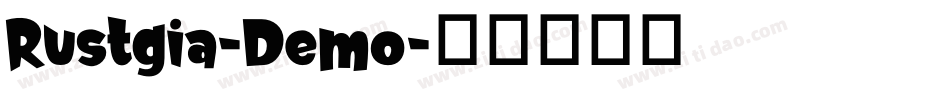 Rustgia-Demo字体转换