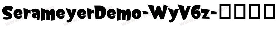 SerameyerDemo-WyV6z字体转换