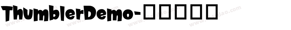 ThumblerDemo字体转换