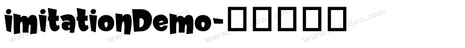 imitationDemo字体转换