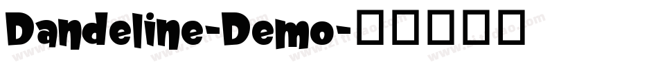 Dandeline-Demo字体转换 Dandeline-Demo字体转换