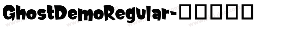 GhostDemoRegular字体转换