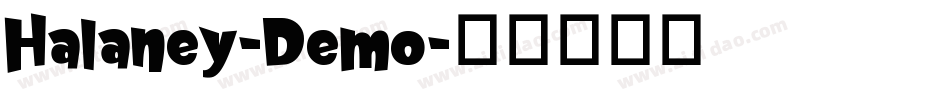 Halaney-Demo字体转换