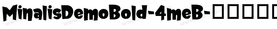 MinalisDemoBold-4meB字体转换