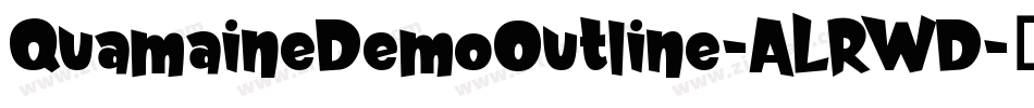 QuamaineDemoOutline-ALRWD字体转换