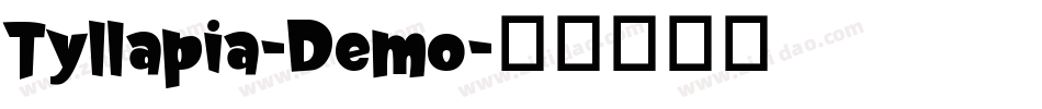 Tyllapia-Demo字体转换