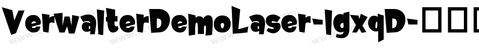 VerwalterDemoLaser-lgxqD字体转换