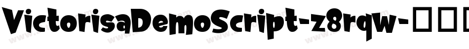VictorisaDemoScript-z8rqw字体转换 VictorisaDemoScript-z8rqw字体转换