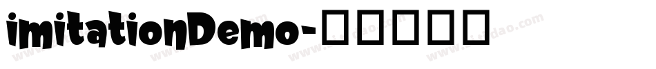 imitationDemo字体转换