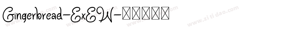 Gingerbread-ExEW字体转换