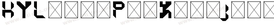 HYLiangPinXianJ字体转换