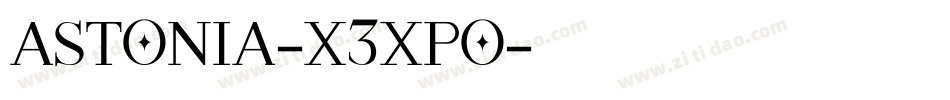 Astonia-x3xpO字体转换