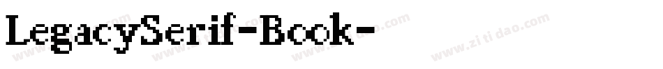 LegacySerif-Book字体转换