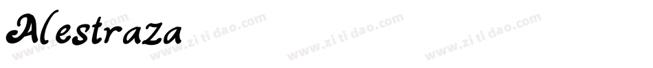 Alestraza字体转换