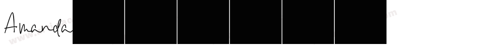 Amanda字体转换