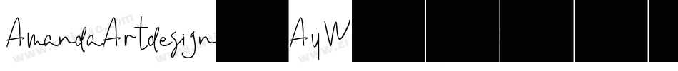 AmandaArtdesign-AyW2字体转换