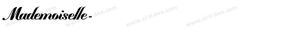 Mademoiselle字体转换