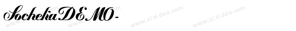 SocheliaDEMO字体转换