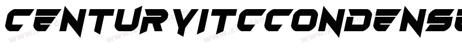 CenturyITCCondensedBQ-UltraItalic字体转换