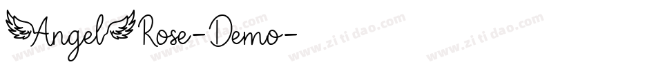 AngelRose-Demo字体转换