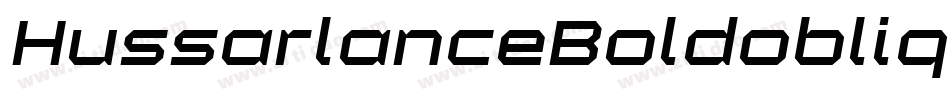 HussarlanceBoldoblique-VnY0字体转换