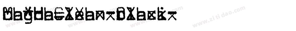 MagdaClean-Black字体转换