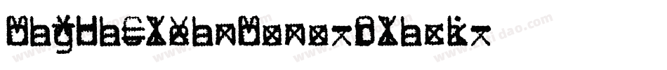 MagdaCleanMono-Black字体转换