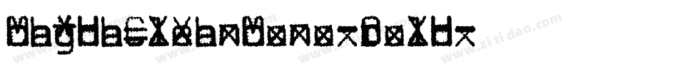 MagdaCleanMono-Bold字体转换