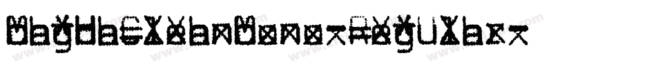 MagdaCleanMono-Regular字体转换