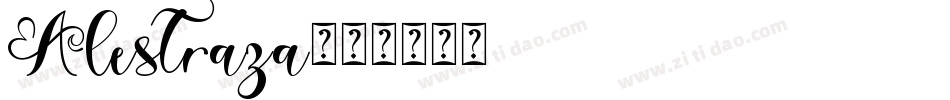 Alestraza字体转换
