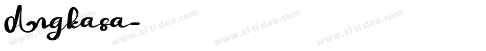 Angkasa字体转换
