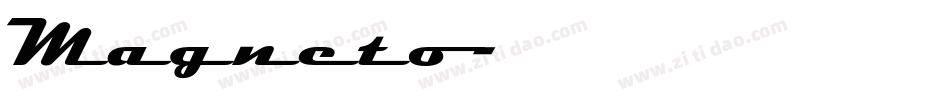 Magneto字体转换