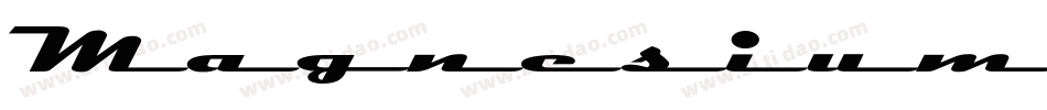 MagnesiumGrime字体转换