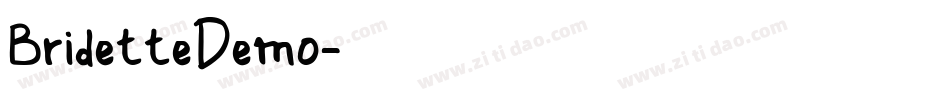 BridetteDemo字体转换