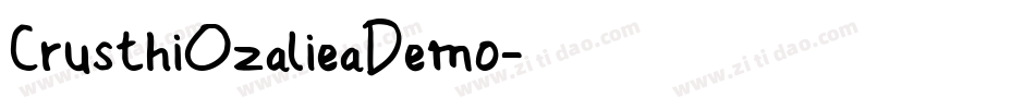 CrusthiOzalieaDemo字体转换
