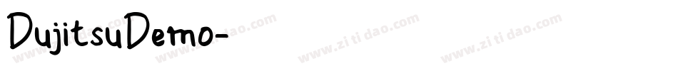DujitsuDemo字体转换