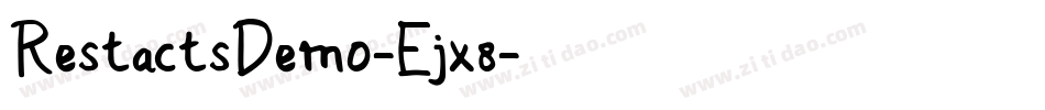 RestactsDemo-Ejx8字体转换 RestactsDemo-Ejx8字体转换