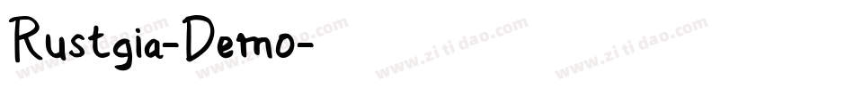 Rustgia-Demo字体转换