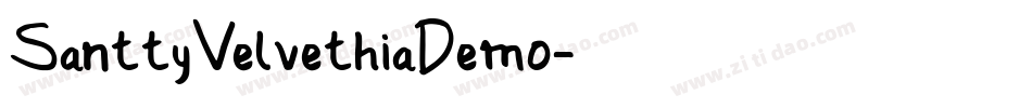 SanttyVelvethiaDemo字体转换