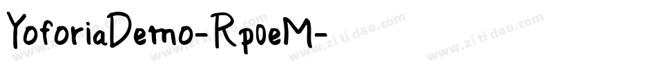 YoforiaDemo-Rp0eM字体转换