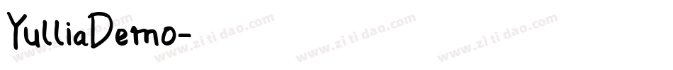 YulliaDemo字体转换