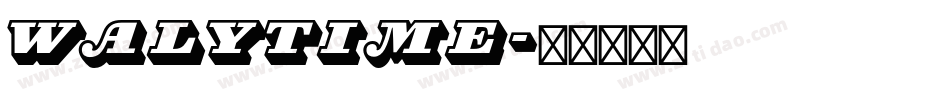 Walytime字体转换