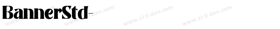 BannerStd字体转换