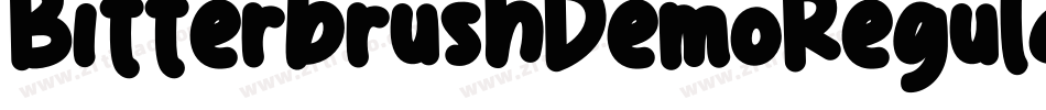 BitterbrushDemoRegular-nKo4字体转换