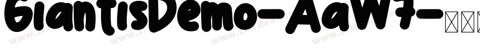 GiantisDemo-AaW7字体转换