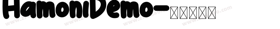 HamoniDemo字体转换