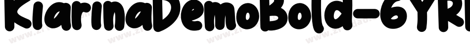KiarinaDemoBold-6YRBM字体转换