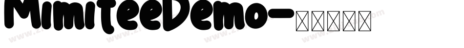 MimiteeDemo字体转换